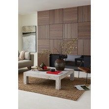 Atlantik Çam (10 ADET) 40X40CM Yeni Nesil Akustik Ahşap Duvar Paneli