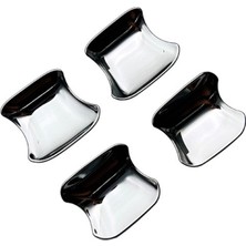 Ruseaao Araba Kapı Kolu Kase Kapağı Trim Sticker Koruyucu (Yurt Dışından)