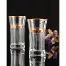 6’lı Meşrubat Bardağı 420055 - Versa Gold