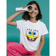 Alpşan Ticaret Sünger Bob Çocuk Tişört Süngerbob Çocuk Yetişkin T-Shirt