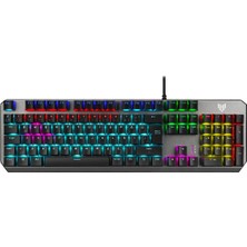 Mcreative Shooter Rainbow Mekanik Gaming Oyuncu Klavyesi Red Switch Q Türkçe