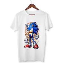Alpşan Ticaret Sonic Çocuk Tişört Sonic Unisex Yetişkin Tişört