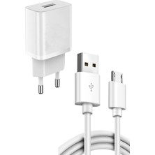 Android 12 Watt Micro Şarj Aleti Cihazı Lisanslı Data Veri Aktarım Hızlı Şarz Aleti Kablo ve Adaptör