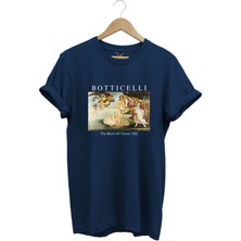 Bottıcellı Venüs Baskılı Sanatsal %100 Pamuk Regular Fit T-Shirt