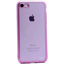 Mcreative 6 Plus / 6s Plus Uyumlu Lazer Kesim Yumuşak Silikon Kılıf (Pembe)