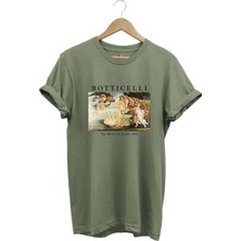 Bottıcellı Venüs Baskılı %100 Pamuk Regular Fit T-Shirt