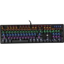 Mcreative GK100F Mekanik Gaming Oyuncu Klavye Mavi Switch Ingilizce Q