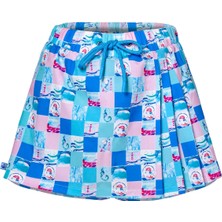 Anemoss Harmoni Kadın Şort Etek – Lastikli Bel, Bağcıklı ve Esnek Kumaşlı Yazlık Skort