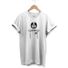 Kask Baskılı T-Shirt