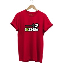 Motorsiklet Vites Geçişleri ve Kask Kalp Ritmi %100 Pamuk Regular Fit T-Shirt