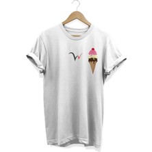 Dondurma Baskılı T-Shirt