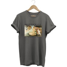 Bottıcellı Venüs Baskılı Sanatsal %100 Pamuk Regular Fit T-Shirt