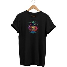 Widi Palmiye Baskılı T-Shirt