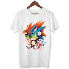 Alpşan Ticaret Sonic Çocuk Tişört Sonic Unisex Yetişkin Tişört