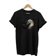At Baskılı T-Shirt