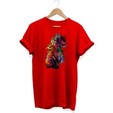 Kaplan Baskılı T-Shirt