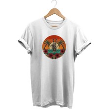 Palmiye Baskılı T-Shirt