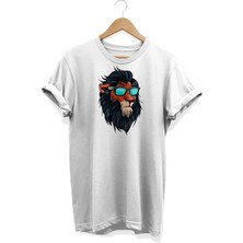 Aslan Baskılı T-Shirt