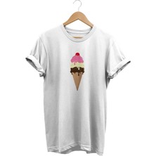 Dondurma Baskılı T-Shirt
