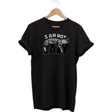 Lazy Baskılı T-Shirt