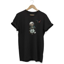 Iskelet Baskılı T-Shirt