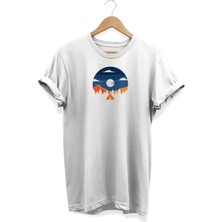 Kamp Baskılı T-Shirt