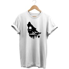 Kurt Baskılı T-Shirt