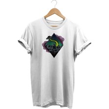 Uzay Baskılı T-Shirt %100 Pamuk Dijital Baskılı Tişört