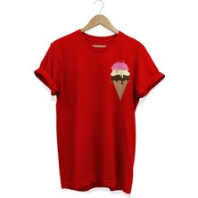 Dondurma Baskılı T-Shirt