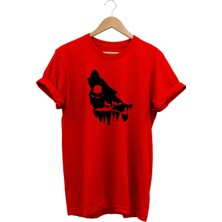 Kurt Baskılı T-Shirt
