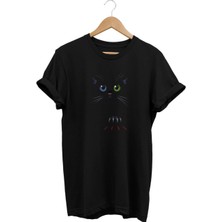 Kedi Baskılı T-Shirt