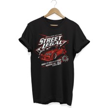 Street Legal Baskılı T-Shirt