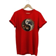 Tilki Baskılı T-Shirt