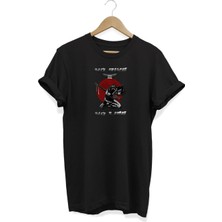 No Bike No Life Baskılı T-Shirt