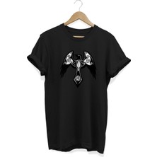 Karga Baskılı T-Shirt