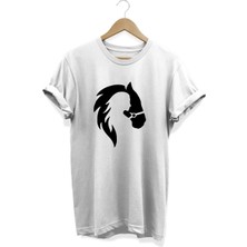 At Baskılı T-Shirt
