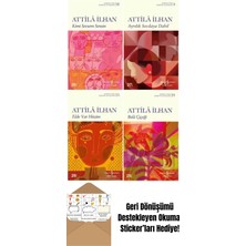 Attila Ilhan 4'lü Şiir Kitapları + Okuma Sticker'ları