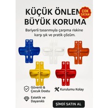 Hilal Kimya 5 Farklı Renk İçeren Kırılmaz Bariyerli Kapı Kolu - Okul Sınıfları için Yüksek Güvenlik ve Dayanıklılık Çözümü.