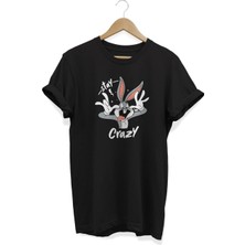 Stay Crazzy Baskılı T-Shirt