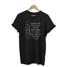 1N23456 Baskılı T-Shirt