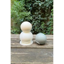 Küre 7cm Çap Silikon Mum Kalıbı