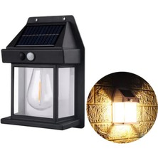 Güneş Enerjili Solar Bahçe Armatürü 12W IP65 Su Geçirmez Fotoselli Duvar Lambası