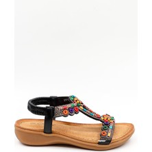 Guja Günlük Kadın Sandalet  GJ1501 By Siyah