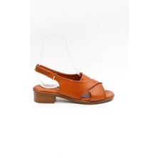 Venüs Kadın Hakiki Deri Günlük Sandalet VN26025Y Taba