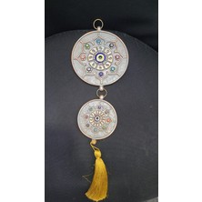 Evıleye Ikili Nazarlık Bakır Home Dekoratif 2'li Ev Ofis Dekorasyon