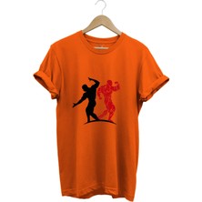 Sporcu Fitness Baskılı Gymregular Fit %100 Pamuk Bisiklet Yaka Premium Tişört