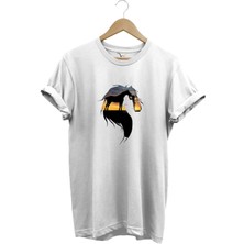 At ve At Seven Kadın Baskılı %100 Pamuk Regular Fit Bisiklet Yaka T-Shirt