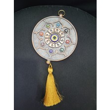 Evıleye Tekli Nazarlık Bakır Evileye Home Dekoratif Büyük Ev Ofis Dekorasyon 15CM 1 Adet