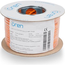 Mcreative Kablo 50M Cat6 Utp Ethernet Ağ Kablosu Lszh 23 Awg (Turuncu)