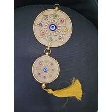 Evıleye Ikili Nazarlık Cappuccino Home Dekoratif 2'li Ev Ofis Dekorasyon